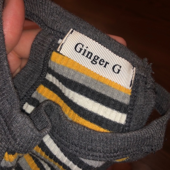 Striped racer back tank - Picture 3 of 4